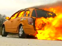 Opel Astra 2006 GPL - Teste de Incêndio